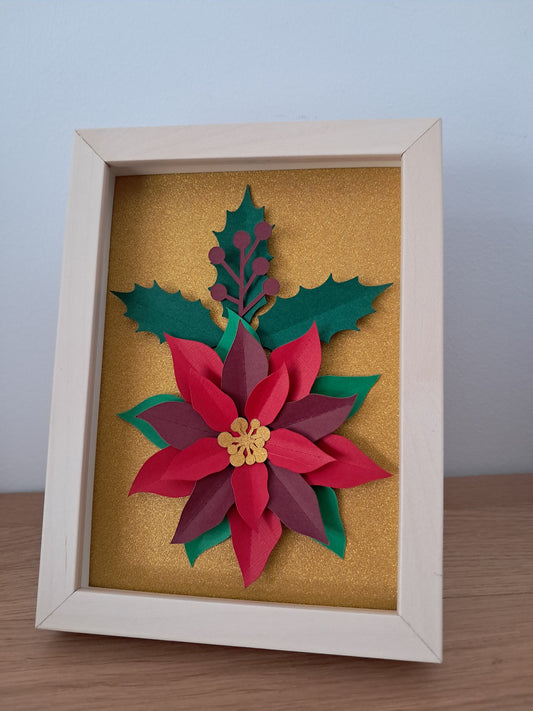 Cadre Poinsettia 1