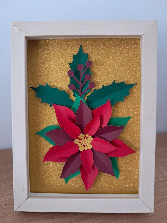 Cadre Poinsettia 1