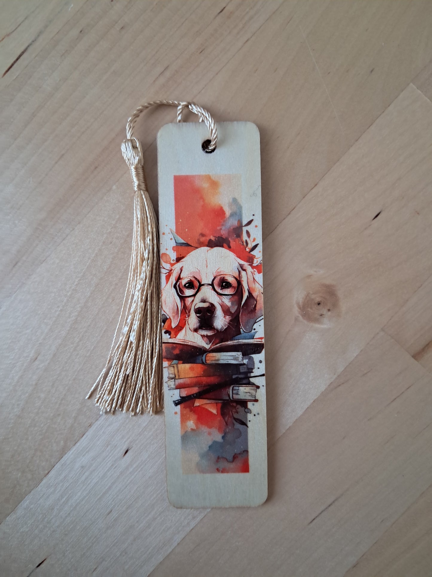 Marque-page en bois sublimé
